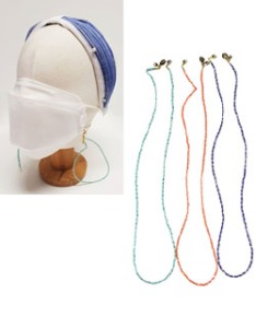 Color Bead Mask Strap