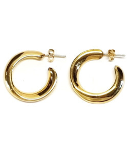 [925Silver] Glam Wave Hoops